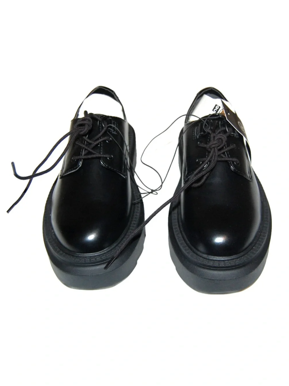 Undercover Black Chunky Platform Derby Shoes